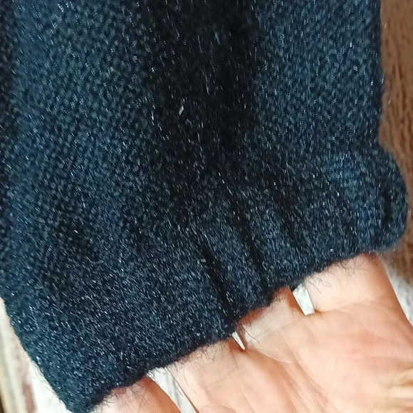 NEW Lissy open knit crochet sweater elastic bell sleeves crew neck small - Picture 4 of 8